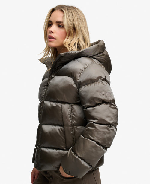 Jacheta Superdry Hooded Shine Puffer