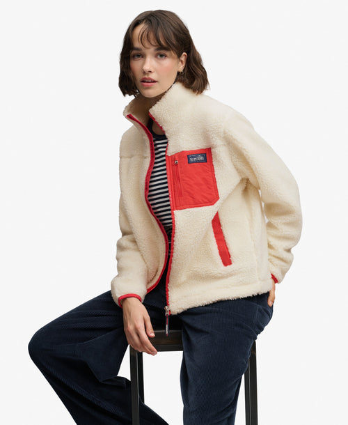 Hanorac Superdry Heritage Zip Through Fleece