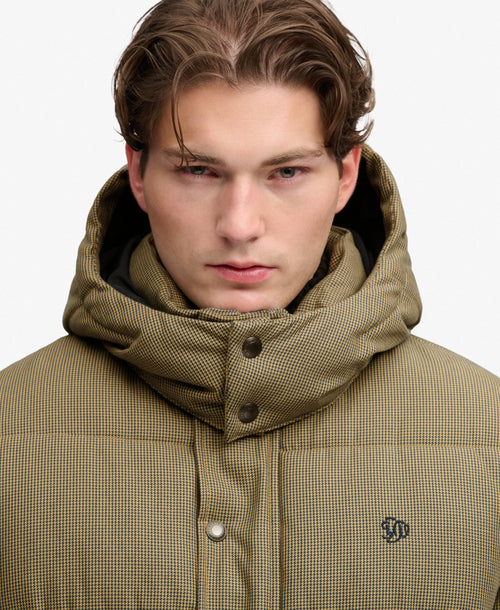 Jacheta Superdry Premium Hood Check Puffer