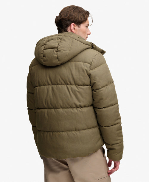 Jacheta Superdry Premium Hood Check Puffer