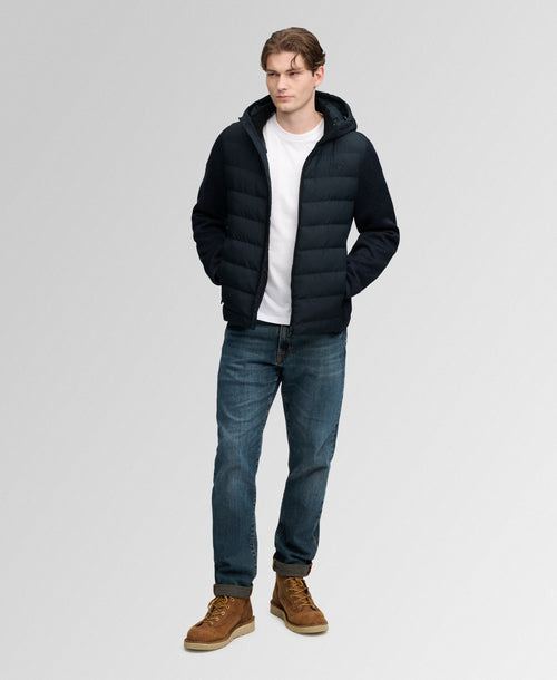 Jacheta Superdry Hooded Storm Knit Hybrid