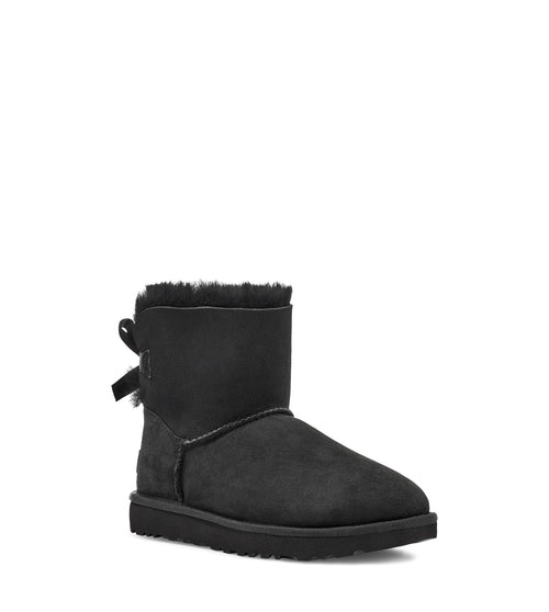 Cizme din piele intoarsa cu funda Mini Bailey Bow UGG