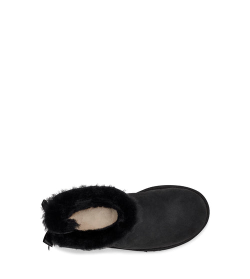 Cizme din piele intoarsa cu funda Mini Bailey Bow UGG