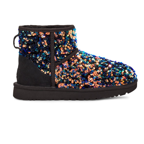 Cizme cu paiete Classic Mini Stellar Sequin UGG