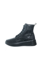 Ghete din piele cu aspect lucios Rebel Hogan
