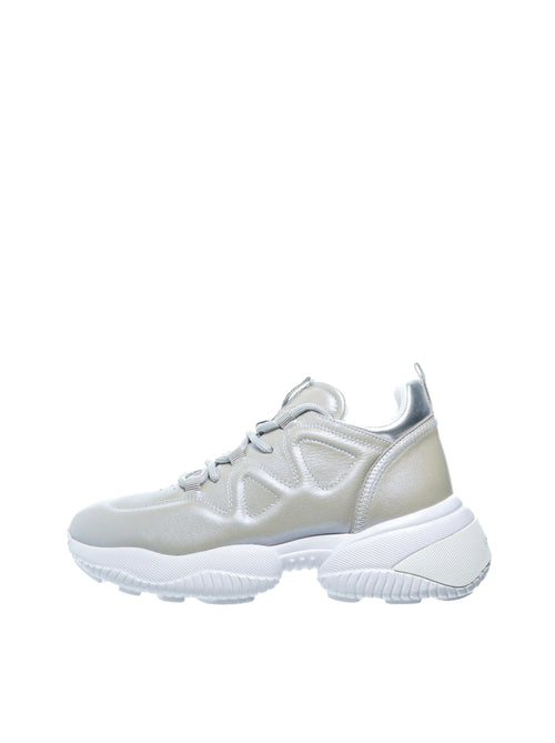 Pantofi sport din piele cu design chunky Interaction Hogan
