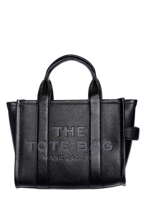 Geanta de piele The Leather Mini Tote Marc Jacobs