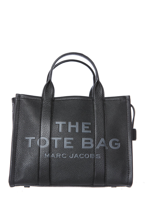 Geanta de piele The Leather Small Tote Marc Jacobs