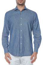 Camasa din denim Pamplona MC2 Saint Barth