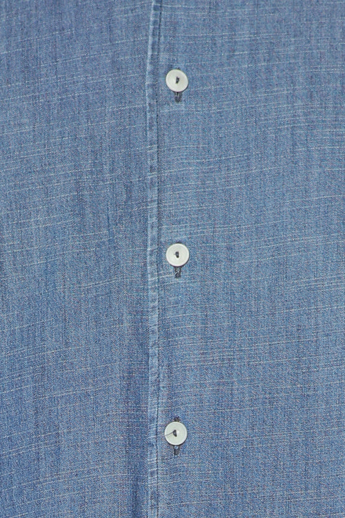 Camasa din denim Pamplona MC2 Saint Barth