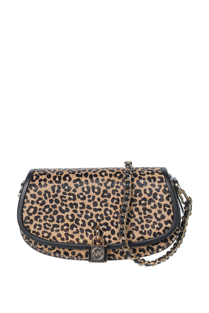 Geanta Michael Kors Sm Ew Chain Sling Msgr animal print