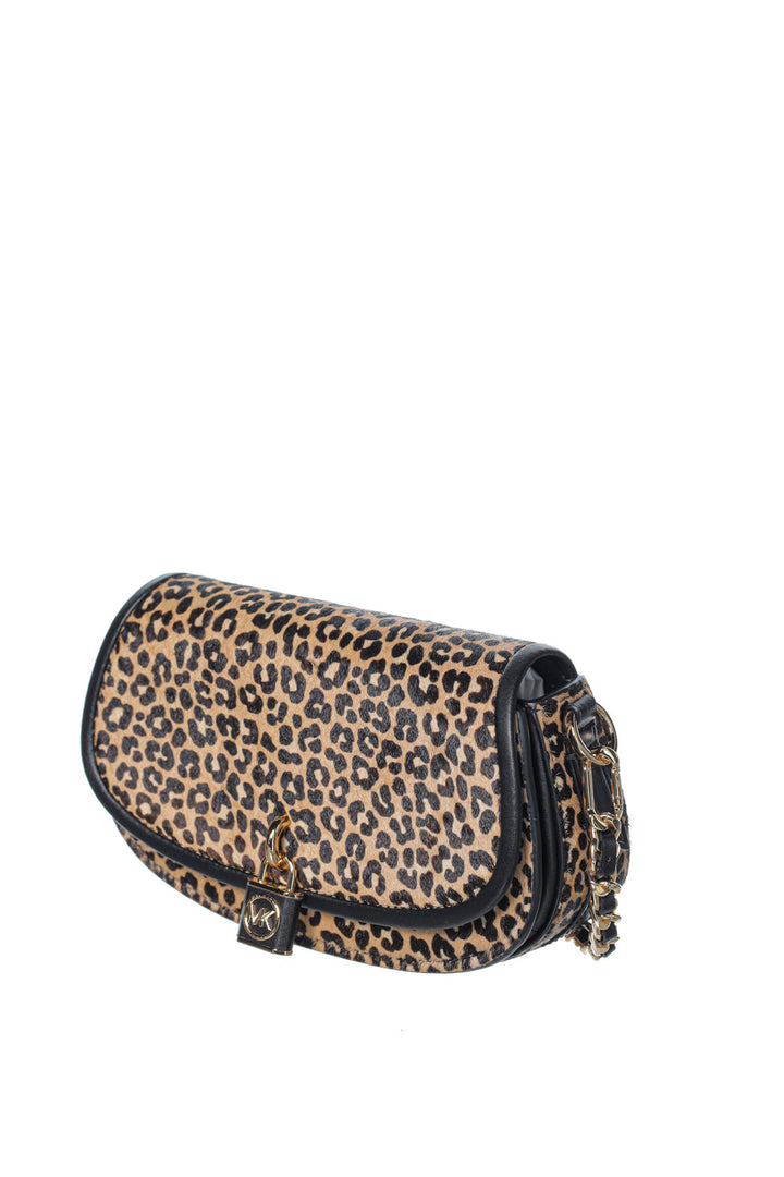 Geanta Michael Kors Sm Ew Chain Sling Msgr animal print din piele