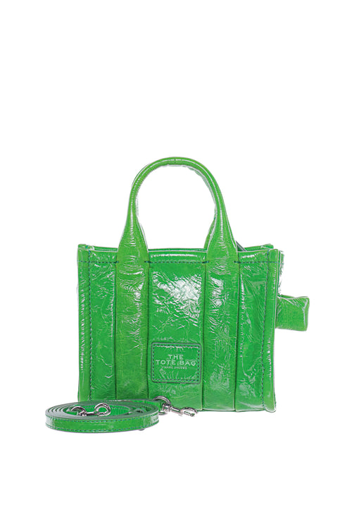 Geanta THE SHINY CRINKLE MICRO TOTE Marc Jacobs