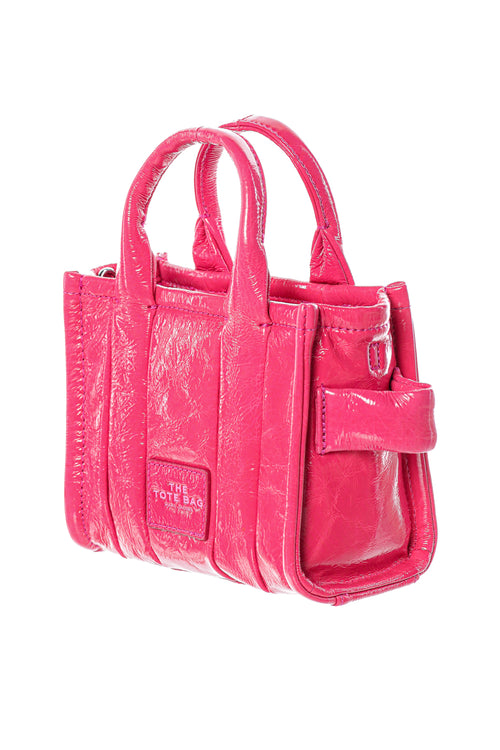 Geanta THE SHINY CRINKLE MICRO TOTE Marc Jacobs