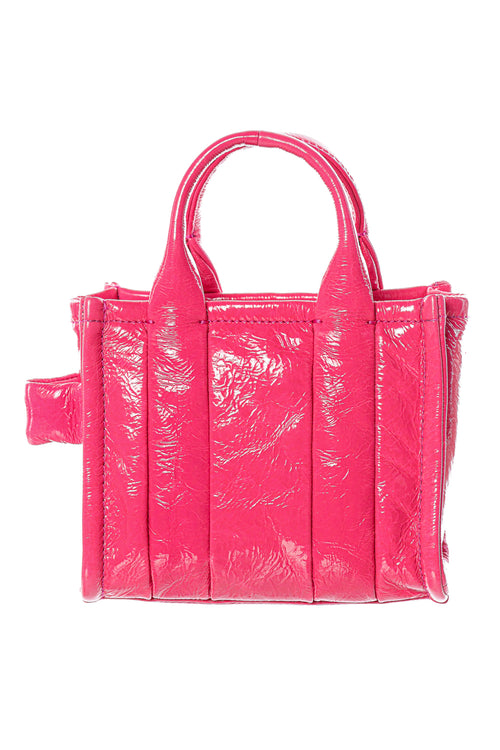 Geanta THE SHINY CRINKLE MICRO TOTE Marc Jacobs