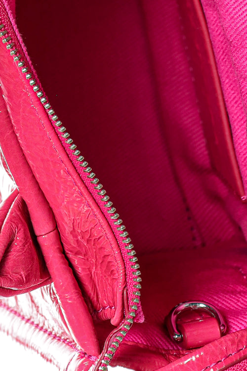 Geanta THE SHINY CRINKLE MICRO TOTE Marc Jacobs