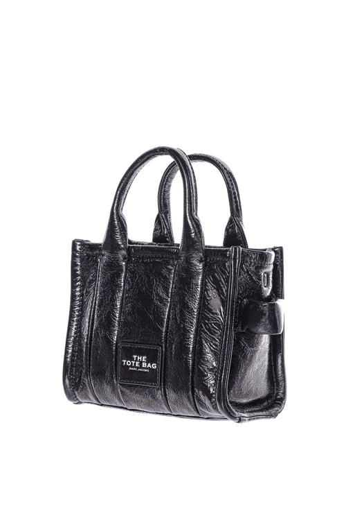 Geanta THE SHINY CRINKLE MICRO TOTE Marc Jacobs