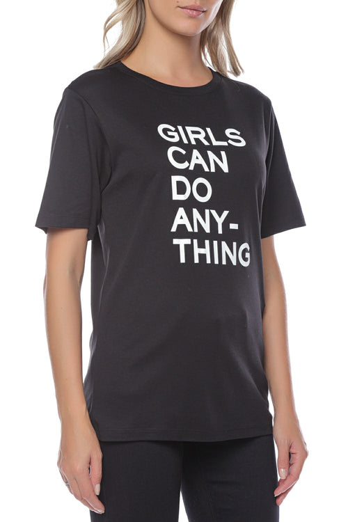 Tricou cu imprimeu text Bella Zadig & Voltaire
