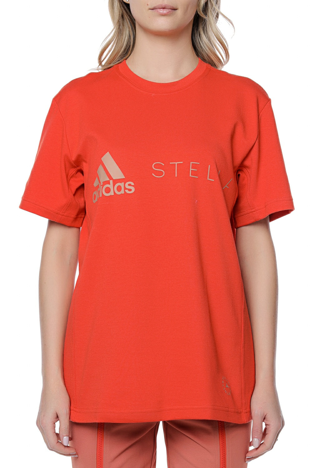 Tricou cu imprimeu cu logo adidas by Stella McCartney