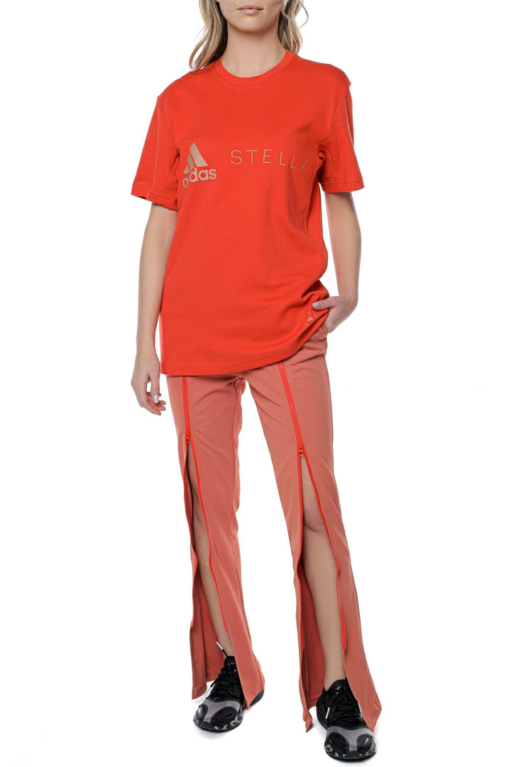 Tricou cu imprimeu cu logo adidas by Stella McCartney - 1