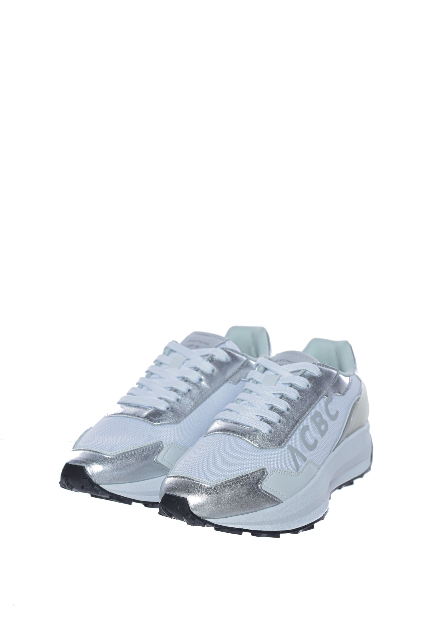 Sneakers Run White&Silver ACBC