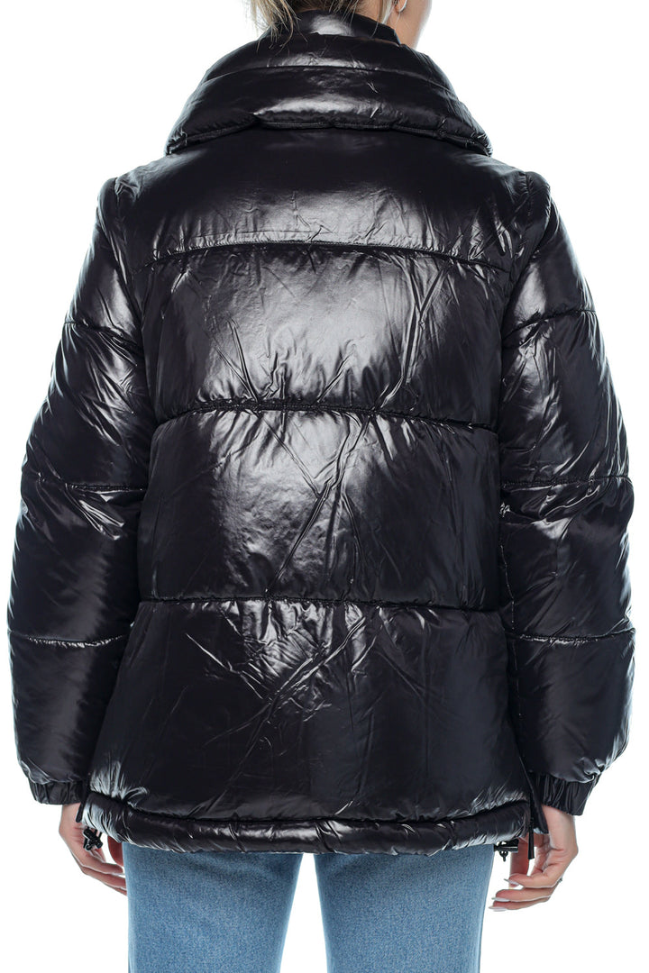 Geaca puffer neagra