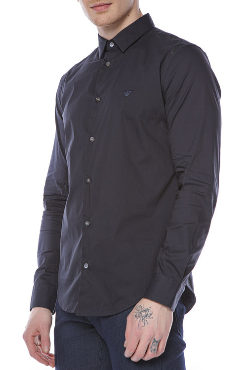 Camasa Emporio Armani cu logo brodat