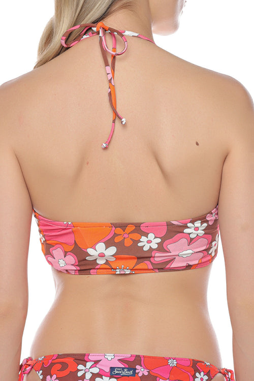 Top cu imprimeu floral MC2 Saint Barth