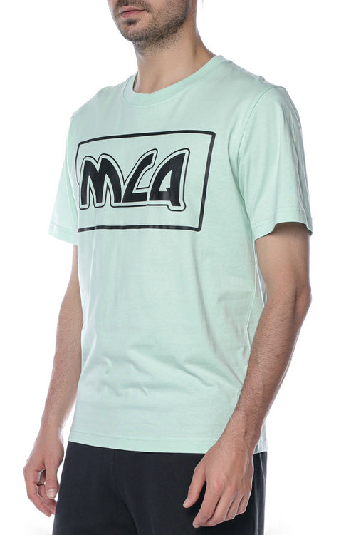 Tricou MCQ cu imprimeu contrastant