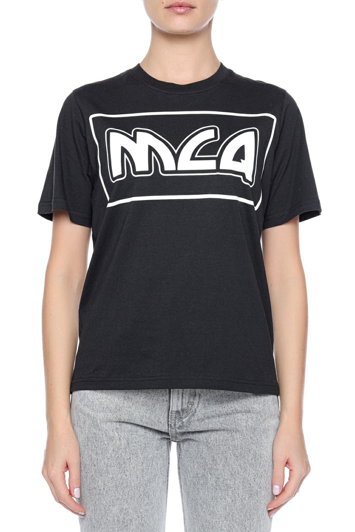 Tricou cu imprimeu cu logo MCQ