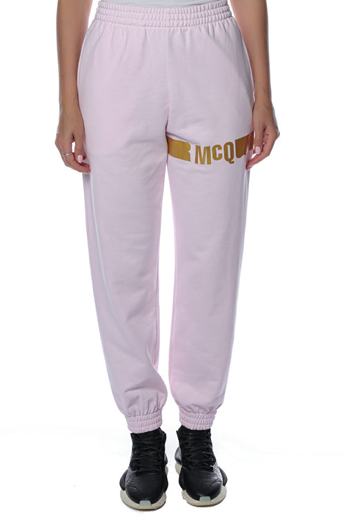 Pantaloni sport MCQ cu imprimeu cu logo