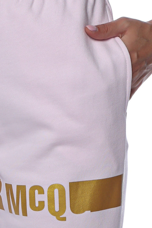 Pantaloni sport MCQ cu imprimeu cu logo