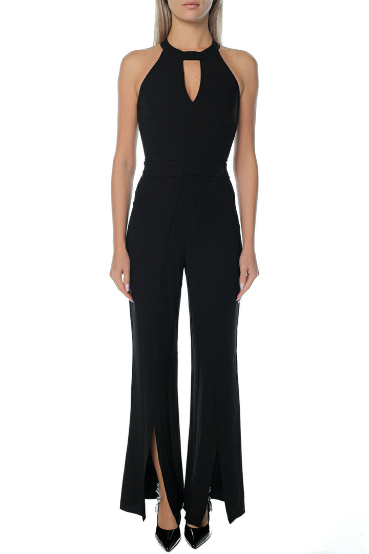 Salopeta neagra Party Jumpsuit KARL LAGERFELD