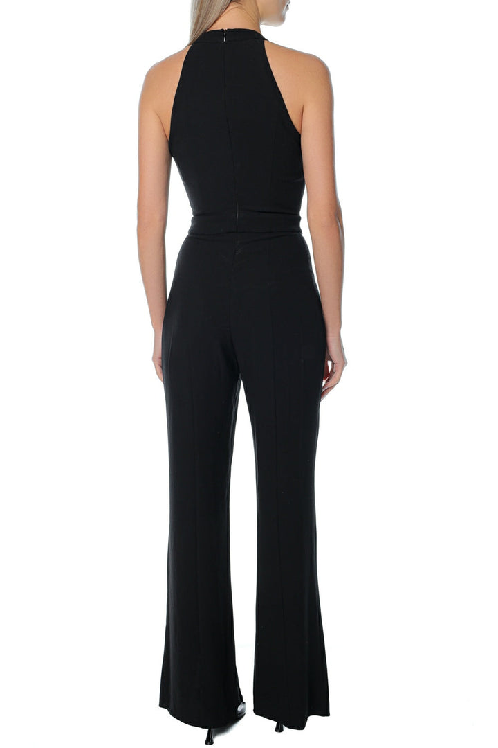 Salopeta neagra Party Jumpsuit KARL LAGERFELD - spate