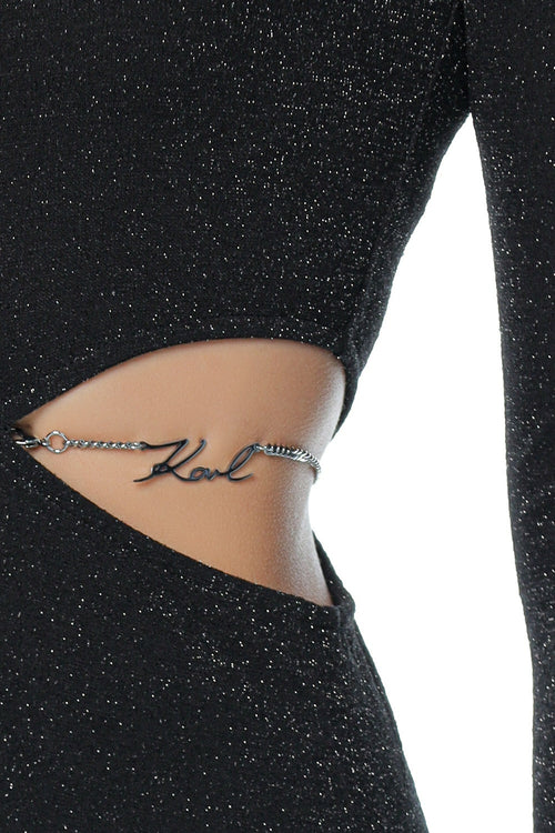 Rochie KARL LAGERFELD Lslv Lurex Jersey