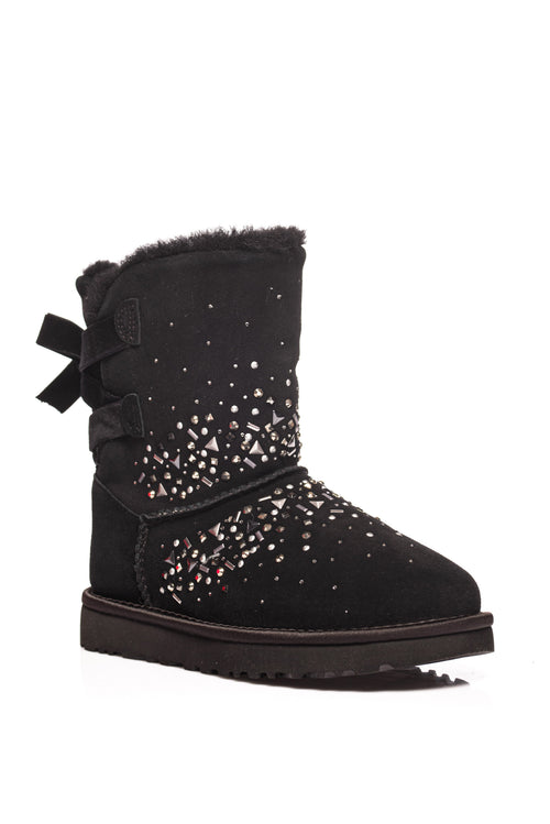 Cizme Negre cu aplicatii Classic Galaxy Bling Short UGG AUSTRALIA