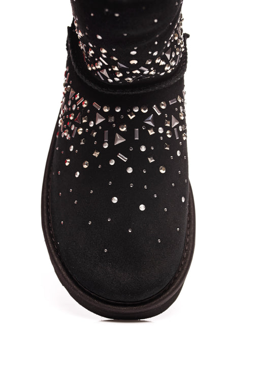 Cizme Negre cu aplicatii Classic Galaxy Bling Short UGG AUSTRALIA