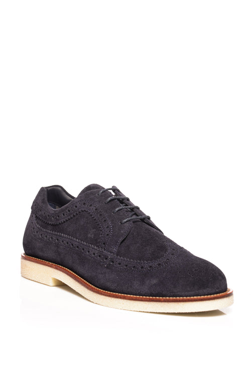 Pantofi din piele intoarsa Business Casual Derby Hogan