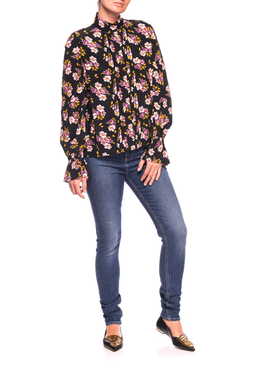 Bluza din matase Tabbi Peonies Show Zadig & Voltaire