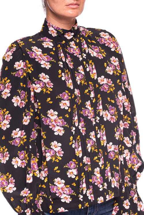 Bluza din matase Tabbi Peonies Show Zadig & Voltaire