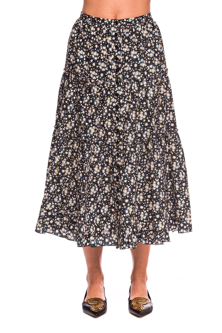 Fusta midi cu imprimeu floral The Prairie Marc Jacobs