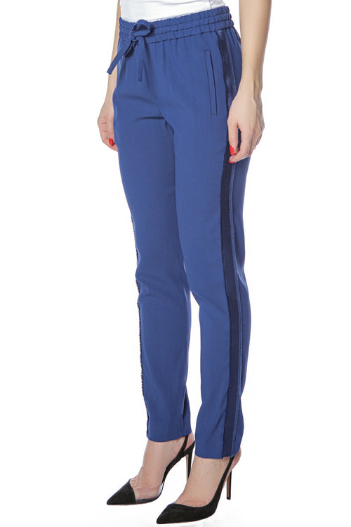Pantaloni cu vipusca Parono Crepe Zadig & Voltaire