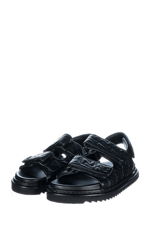 sandale negre Alpha Grunge Zadig & Voltaire