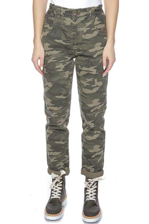 Jeansi cu imprimeu camuflaj Camo Pioneer ONETEASPOON