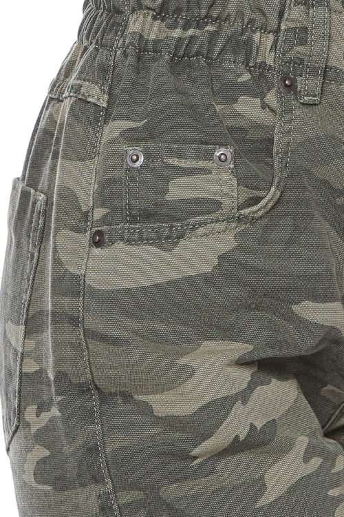 Jeansi cu imprimeu camuflaj Camo Pioneer ONETEASPOON