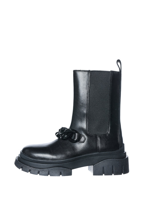 Ghete Chelsea din piele Storm Chain Ash