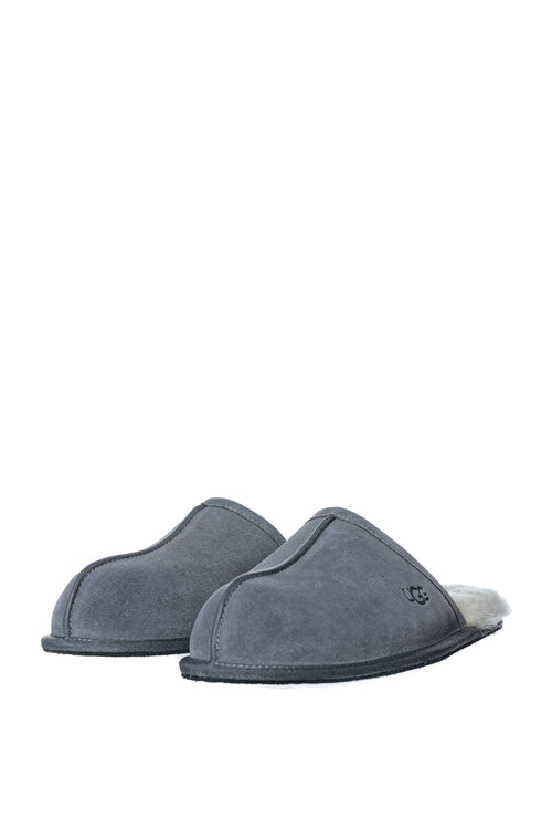 Papuci din piele intoarsa Scuff UGG Gri