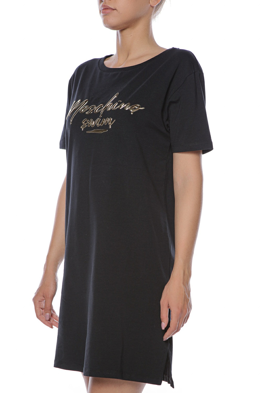 Rochie tricou cu imprimeu cu logo Moschino - 2