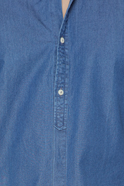 Camasa din denim Klarke MC2 SAINT BARTH