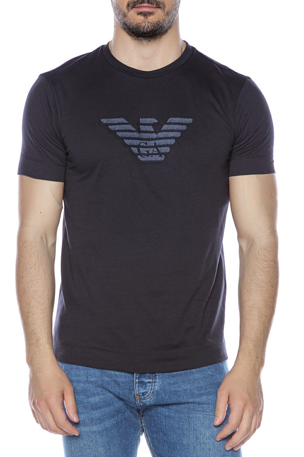 Tricou cu imprimeu cu logo Emporio Armani